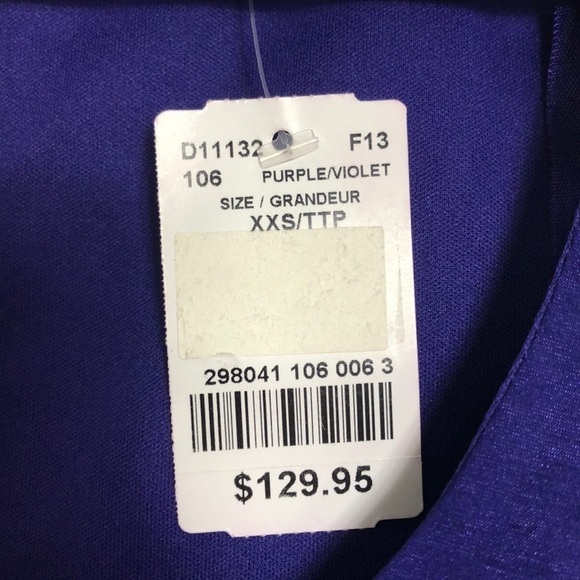 🖤 XXS 🖤 NWT Prom Dress Purple Ruched Fitted Mini Party Dress​ - Picture 5 of 7